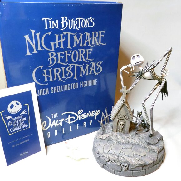 Disney Other - NEW 2001 MARKRITA DISNEY NIGHTMARE BEFORE CHRISTMAS JACK SKELLINGTON FIGURE PIN